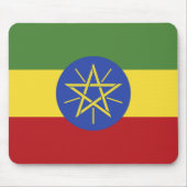 Äthiopische Flagge Mousepad (Vorne)