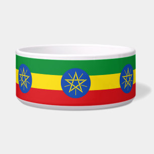 Äthiopische Flagge Napf