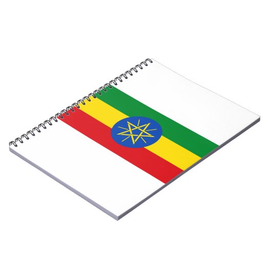 Äthiopische Flagge Notizblock (Linke Seite)