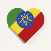 Äthiopische Flagge Notizblock (Vorderseite)