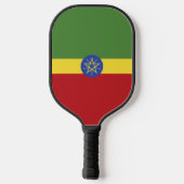 Äthiopische Flagge Pickleball Schläger (Rückseite)