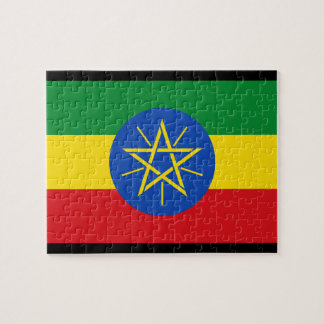 Äthiopische Flagge Puzzle