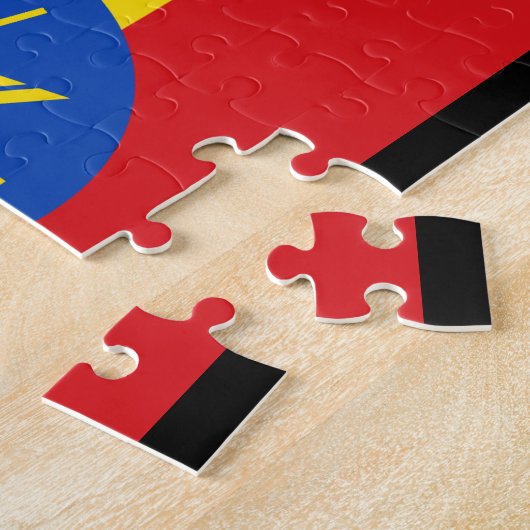 Äthiopische Flagge Puzzle (Seite)