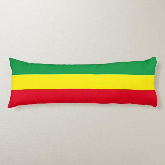 Äthiopische Flagge / Rasta-Flagge Seitenschläferkissen (Vorderseite)