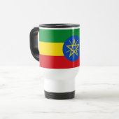 Äthiopische Flagge Reisebecher (Vorderseite Links)