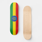 Äthiopische Flagge Skateboard (Vorderseite)