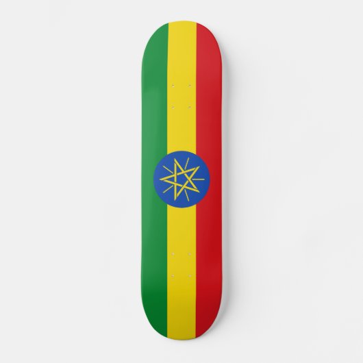 Äthiopische Flagge Skateboard (Vorderseite)