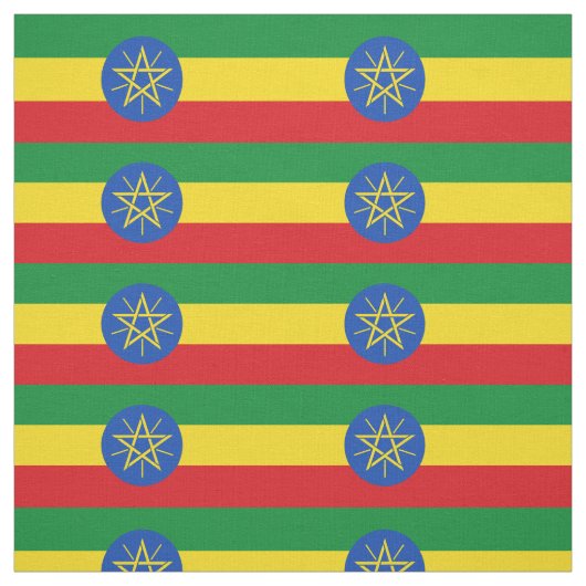 Äthiopische Flagge Stoff (Muster)