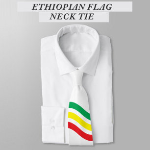 Äthiopische Flagge Streifen Neck Tie Krawatte