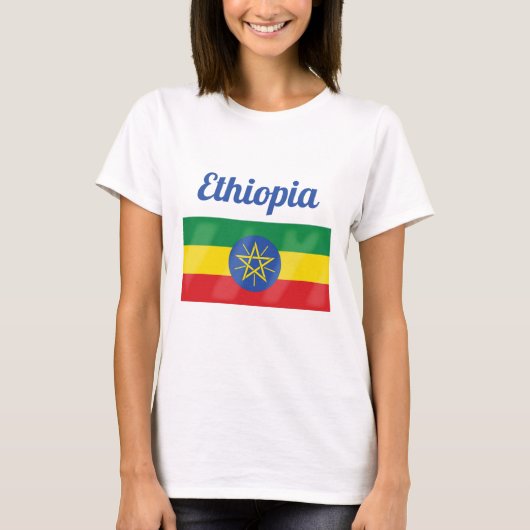 Äthiopische Flagge T-Shirt (Vorderseite)