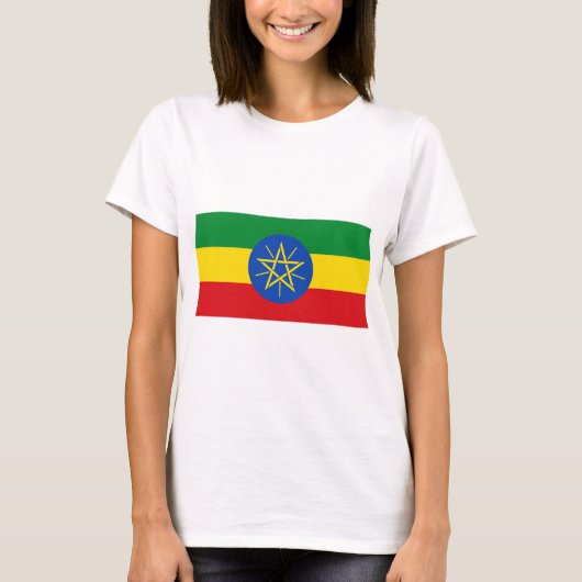 Äthiopische Flagge T-Shirt (Vorderseite)