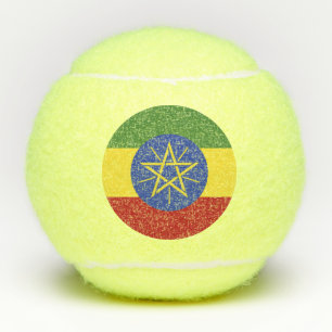 Äthiopische Flagge Tennisbälle