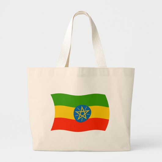 Äthiopische Flagge Tote Tag Jumbo Stoffbeutel (Vorne)