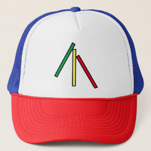 Äthiopische Flagge Truckerkappe
