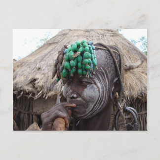 Äthiopische Frau 2 Postkarte