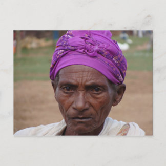 Äthiopische Frau 4 Postkarte