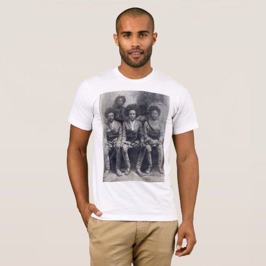 Äthiopische Freiheits-Kämpfer T-Shirt (Vorne ganz)