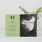 Äthiopische Geschwister-Adoptions-Mitteilung Einladung (Stehend Vorderseite)