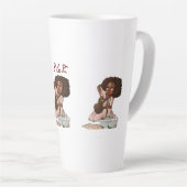 Äthiopische Kaffeekirmonie|Buna-Keramik Kaffeemasc Milchtasse (Rechte Ecke)