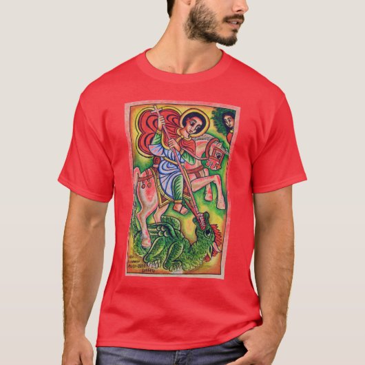 Äthiopische Kirchen-Malerei - Kidus Gebreal T-Shirt (Vorderseite)