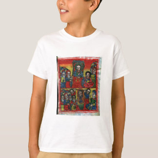Äthiopische Kirchen-Malerei - T - Shirt für Kinder