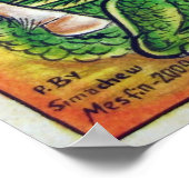 Äthiopische Kirchenmalerei - Kidus Gabriel Poster (Ecke)