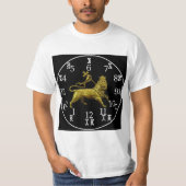 Äthiopische Löwenuhr - Amharische und englische Nu T-Shirt (Vorderseite)