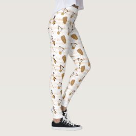 Äthiopische Musikinstrumente Leggings