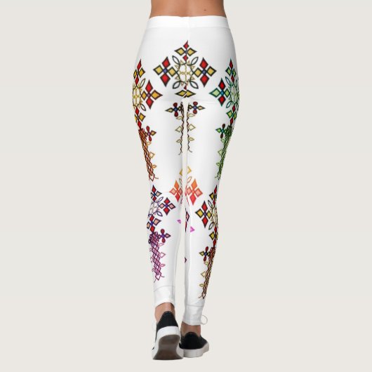 Äthiopische QuerLeggings Leggings (Rückseite)