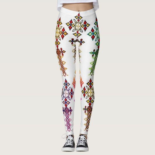 Äthiopische QuerLeggings Leggings (Vorderseite)