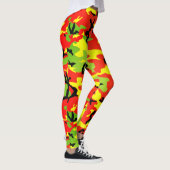 Äthiopische Rastafari Tarnung - Leggings (Rechts)