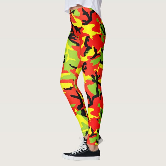 Äthiopische Rastafari Tarnung - Leggings (Links)