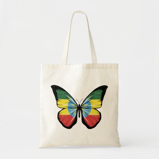 Äthiopische Schmetterlingsflagge Tragetasche (Vorne)