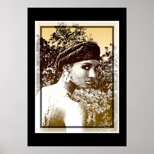 Äthiopische Schönheit Poster (Vorne)