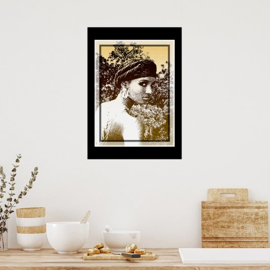 Äthiopische Schönheit Poster (Küche)