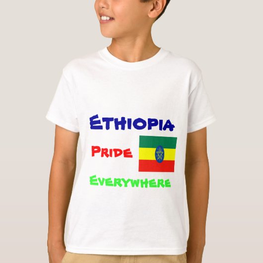 Äthiopische T - Shirt (Vorderseite)