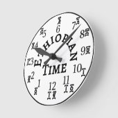 Äthiopische Uhr der Zeiterzählung - Amharic & Engl (Winkel)