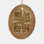 Äthiopische Viel Glück Charm V1 Keramikornament (Rechts)