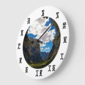 Äthiopische Zeit für Afrika - Runde (große Mauer) Große Wanduhr (Winkel)