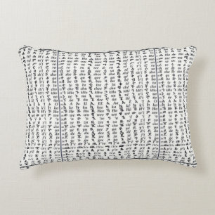 Äthiopischer Amharic Alphabet Ge'ez Accent Pillow Dekokissen