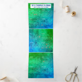 Äthiopischer Kalender Dreifach Gefaltete Karte (Innenseite)