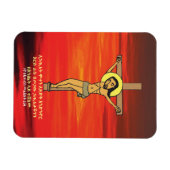 Äthiopischer Karfreitag Jesus auf dem Kreuzmagnet Magnet (Horizontal)