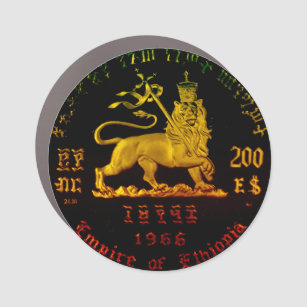 Äthiopischer Löwe von Judah Car Magnet