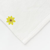 Äthiopischer Neujahrsadei Abeba Fleecedecke (Ecke)