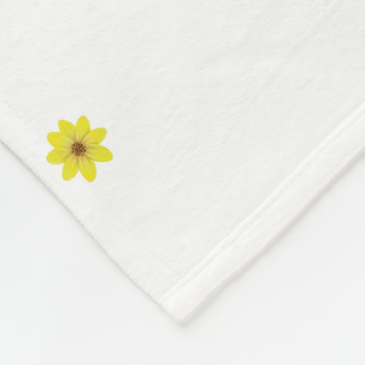 Äthiopischer Neujahrsadei Abeba Fleecedecke (Ecke)