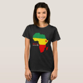 Äthiopischer Pride Tshirt Dr. Abiy Ahmed Stand mit (Vorne ganz)