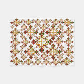 Äthiopischer Rootz Meskel Cross Fleece Blanket.Kle (Vorderseite (Horizontal))