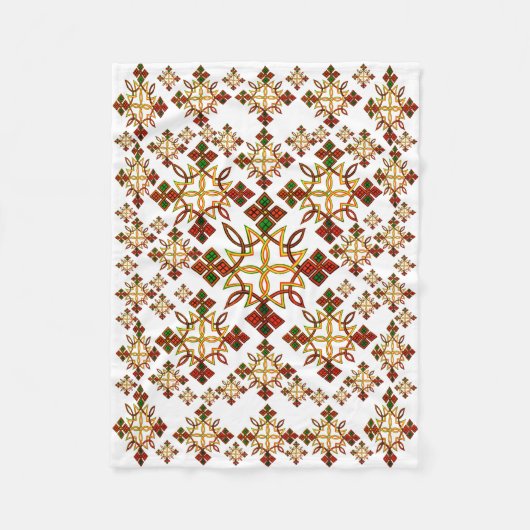 Äthiopischer Rootz Meskel Cross Fleece Blanket.Kle (Vorderseite)