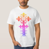Äthiopischer T - Shirt für traditionelles Cross-De (Vorderseite)