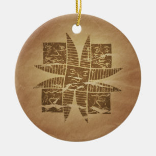Äthiopischer viel Glück-Charme V1 Keramikornament